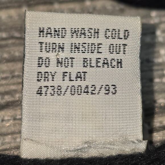 VTG Dana Scott Sweater Womens Large Black Iridescent Beaded Swirl Silk Wool Knit - Picture 7 of 11